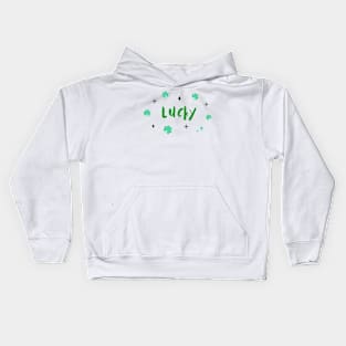 LUCKY IN SAINT PATRICK'S DAY Kids Hoodie